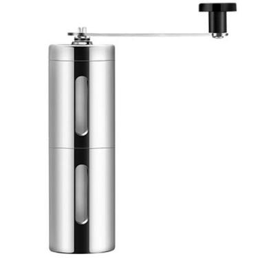 Imagem de Moedor de café em aço inoxidável Ceramic Coffee Mill Silver - Omkarsy 