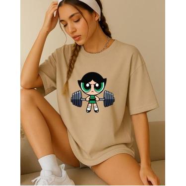 Imagem de Camiseta Feminina T-shirt Superpoderosa Academia Treino Gym - Genérica