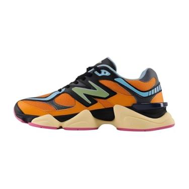 Imagem de New Balance 9060 Tênis masculino, Laranja/preto/azul, 42