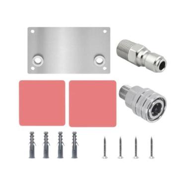 Imagem de Suporte De Parede Para Bico De Canhão De Espuma Em Aço Inoxidável Com 