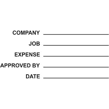 Imagem de General Ledger Expense Approved Stamp Accounting Stamp | Self-Inking Accounting Rubber Stamp