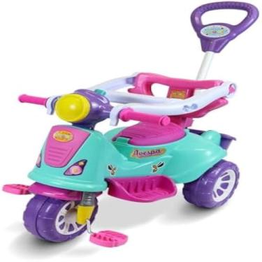 Imagem de Triciclo rosa, criancas, passeio, pedalar, aprender, divertir, brincar, explorar, novo