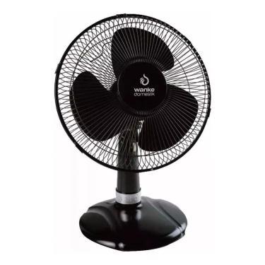 Imagem de Ventilador de Mesa 03 Controle velocidade 30CM Wanke Preto 127V 60HZ