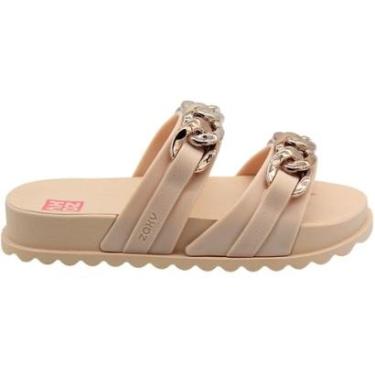 Imagem de Tamanco Slide Zaxy On Tiras em Detalhes Corrente Menina-Feminino