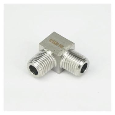 Imagem de DWBPGVUN Pressão 250 Bar 1/10.2 cm NPT macho cotovelo 304 aço inoxidável encaixe de tubulação água gás óleo DWBPGVUN