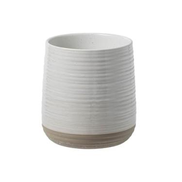 Imagem de Vasos de cerâmica simples para sala de estar arranjo de flores para mesa de casa ornamentos de varanda vaso de flores vaso de mesa