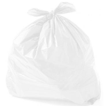 Imagem de Saco De Lixo Branco De 60 Litros Pacote Com 100 Unidades