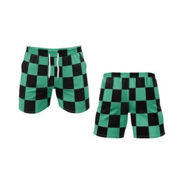 Imagem de Shorts De Praia Esportivos Impressos Em 3D De Secagem Rápida Para Verã