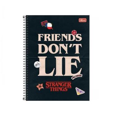 Imagem de Caderno Stranger Things 1 Matéria 80 Folhas Tilibra 02