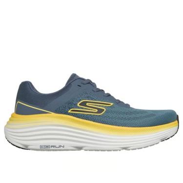 Imagem de Tênis Skechers Max Cushioning Endeavour Azul/Amarelo Masculino-Masculino