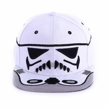 Imagem de Boné de beisebol Anime Storms Troopers branco de algodão ajustável - Y