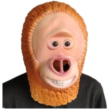 Imagem de Máscara Missing Link Orangutan Headgear Latex Full Face Cosplay - yiwe