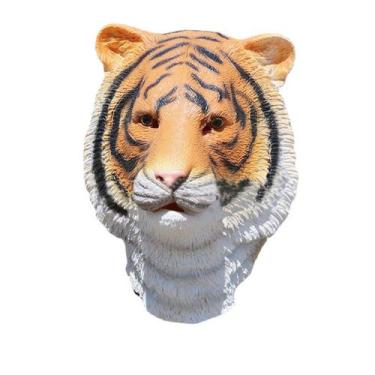 Imagem de Máscara de cosplay Tigers Latex Halloween Carnaval Páscoa - yiweisai