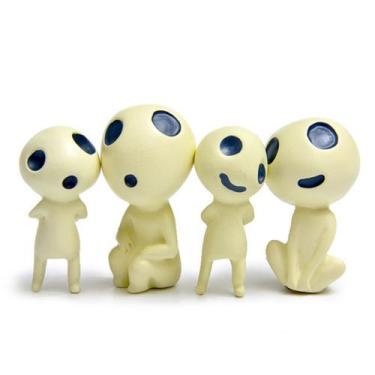 Imagem de Boneco de anime Princess Mononoke Tree Elfs, 4 unidades - Yiweisai