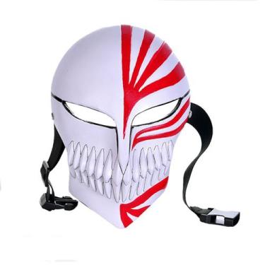 Imagem de Máscara de cosplay branqueia a resina de Halloween Kurosakis Ichigos -