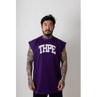 Imagem de Regata Oversized Brigth Thpe Premium, Roxo, M