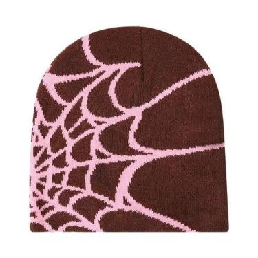 Imagem de Gorro De Inverno Unissex Com Padrão De Aranha, Elástico, Para Esportes
