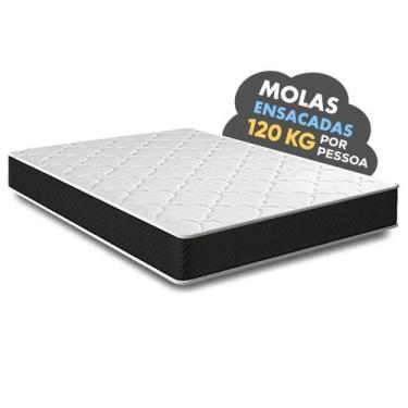 Imagem de Colchão Casal Molas Ensacadas Pergola Europillow 138x188x23cm - Maestr