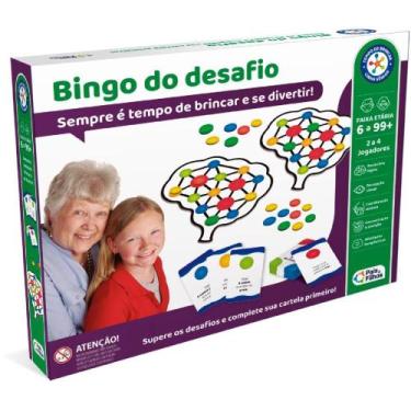 Imagem de Jogo de Cartas Bingo do Desafio  Linha Senior - Pais e Filhos