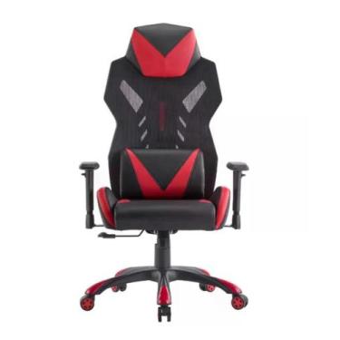 Imagem de Cadeira Gamer Arturo Vermelha e Preto Just Home Collection