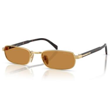 Imagem de Óculos de Sol Prada Signature Dourado PRB54S 5AK50P-54