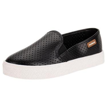 Imagem de Tênis feminino casual moleca 5712304, Preto, 35