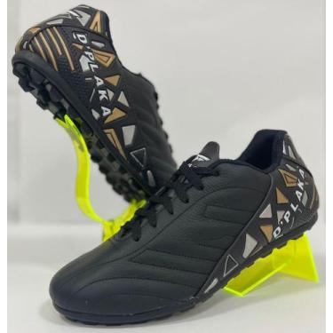 Imagem de Chuteira Adulto Couro Futebol Society D Plaka Original 32027 (64107), 