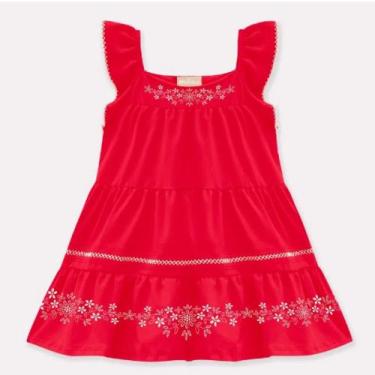 Imagem de Vestido milon bordado cotton