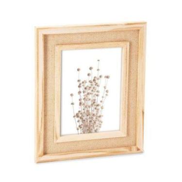 Imagem de Porta Retrato MDF e Linho 15667 15x20 Mart