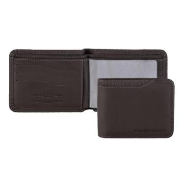 Imagem de Carteira masculina ferracini memphis cf371 em couro, Café