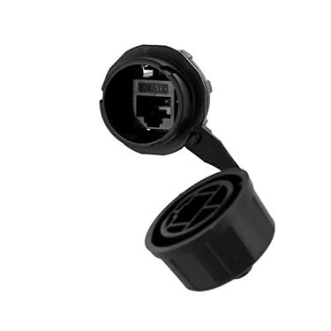 Imagem de Leviton D675E-E DuraPort CAT 5e Caixa de conector industrial com tampa conectora, preta