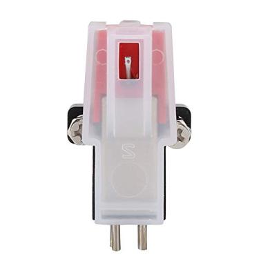 Imagem de Fonógrafo Q1, agulha dupla com ímã em movimento vermelho, fonógrafo de substituição e agulha de toca-discos