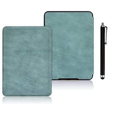 Imagem de Capa retrô de 15 polegadas para Kindle Paperwhite de 10ª geração lançada em 2018 com Auto Wake/Sleep e Stylus - (Não é adequado para outras gerações Paperwhite