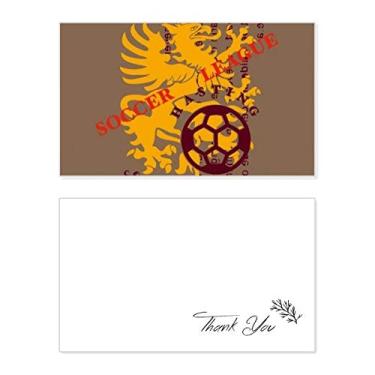 Imagem de Middle Age Dragon Football League Cartão de agradecimento aniversário aniversário comemorações casamento agradecimento