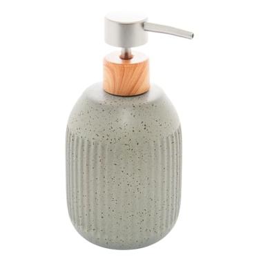 Imagem de LYOR - Porta Sabonete Líquido de Cerâmica Granilite Lines Cinza 430ml