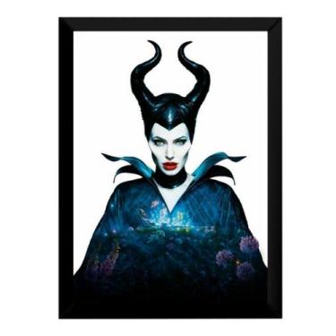 Imagem de Quadro Decorativo Malévola Filme Poster Moldurado - Fanarte