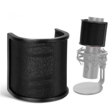 Imagem de Filtro Pop QuadCast 2 - Para-brisas de microfone compatível com QuadCast 2, Pop Shield Soundproofing Reduz o ruído de fundo