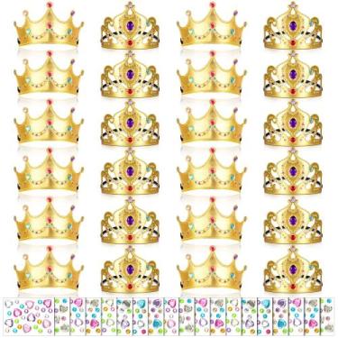 Imagem de Coroas de Espuma para Crianças - 44 Unidades - Tiaras de Princesa