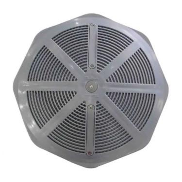 Imagem de Dispositivo Para Piscina Dreno De Fundo Grande Alta Vazão Abs Cinza - Encaixe 50Mm