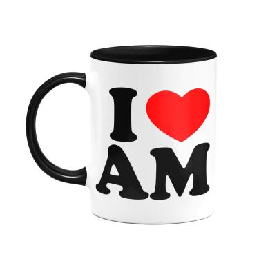 Imagem de Caneca I Love AM - Amazonas - 325ml - B-black
