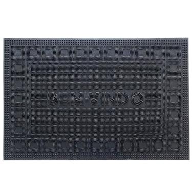 Imagem de Capacho De Borracha Tapete De Porta Entrada 60X40Cm Uzoo