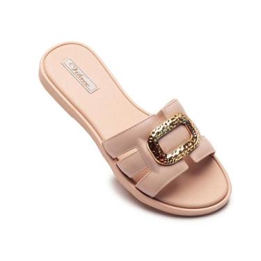 Imagem de Sandalia Feminina Capri Rasteirinha Antiderrapante Chinelo Adulto - Se