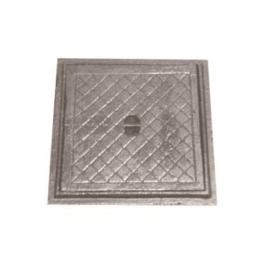 Imagem de Tampa Tampão de Chão Simples Ferro Fundido Inspeção 60x60cm