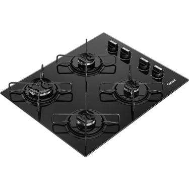 Imagem de Cooktop 4 Bocas CD060BE a Gás Mesa de Vidro Temperado Consul