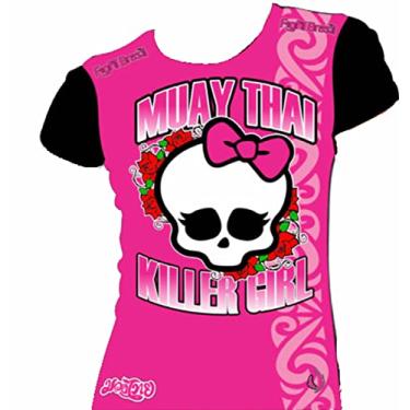 Imagem de Camiseta Muay Thai Killer Girl II - Baby Look Feminina - Fb-2046