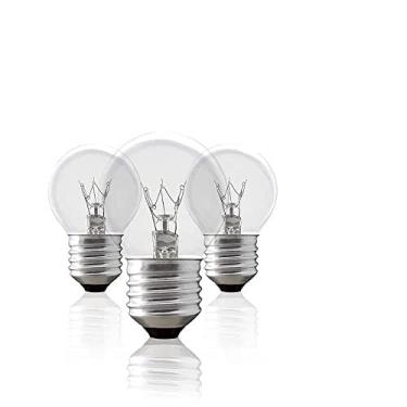 Imagem de Kit 10 Lâmpada Bolinha Bg-45 Clara E-27 40w 220v