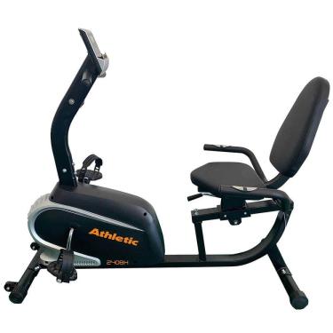 Imagem de Bicicleta Ergométrica Horizontal Athletic Vision 240Bh 8 Níveis Magnéticos 120kg Suportados Pedal Suave
