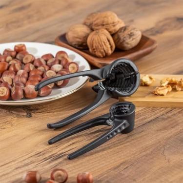 Imagem de Deconox Biscoito de porca e nogueira de ferro fundido, ferro fundido inoxidável (16 cm x 5 cm-12 cm x 5 cm, conjunto de 2)