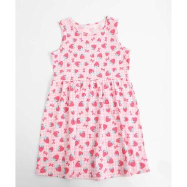 Imagem de Vestido Infantil Estampa Morangos Marisa Tam 1 a 3 Ros-78188, 1, Rosa,