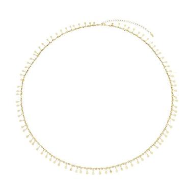 Imagem de Belly Chain de Gotinhas Sofia Zircônias Folheado a Ouro 18k